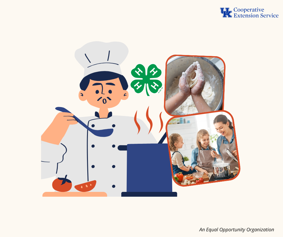 Photos showing cooking