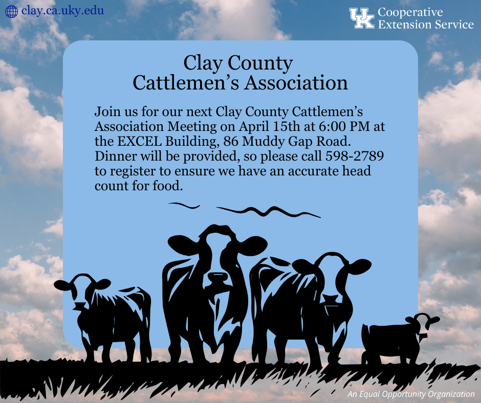 Clay County Cattlemen's Association flyer